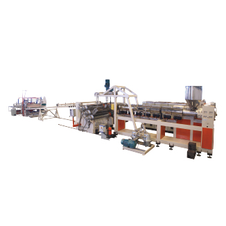 PMMA,PS,MS 片（闆）材擠齣(chu)生(sheng)産線